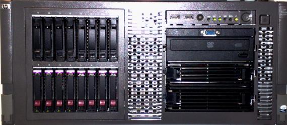 Abbildung neue Servertechnik